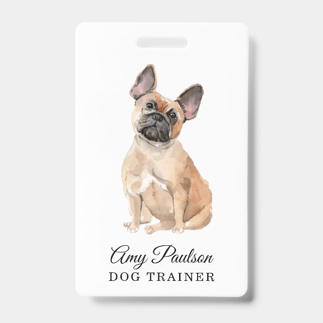 Dog Trainer Pet Services Badge (Front)