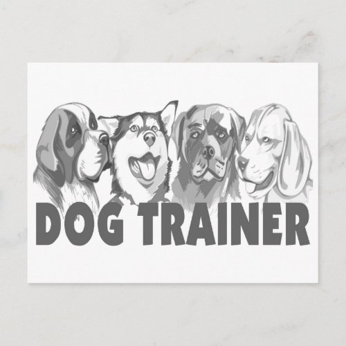 Dog Trainer Postcard