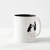 Dog trainer  Two-Tone coffee mug (Front Right)