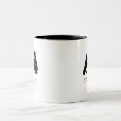 Dog trainer  Two-Tone coffee mug (Center)