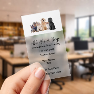 Dog Training And Agility Business Cards