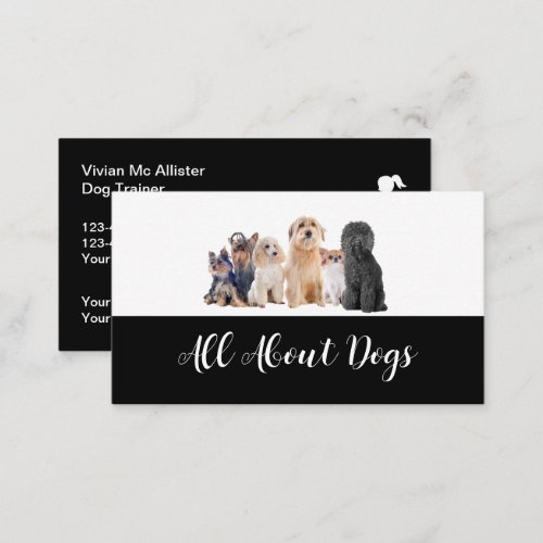 Dog Training And Agility Business Cards