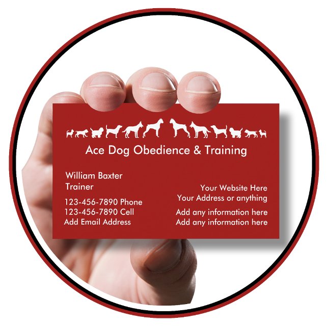 Dog Training And Obedience Business Card (Creator Uploaded)