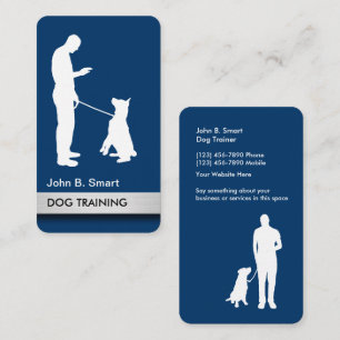 Dog Training And Obedience Business Cards
