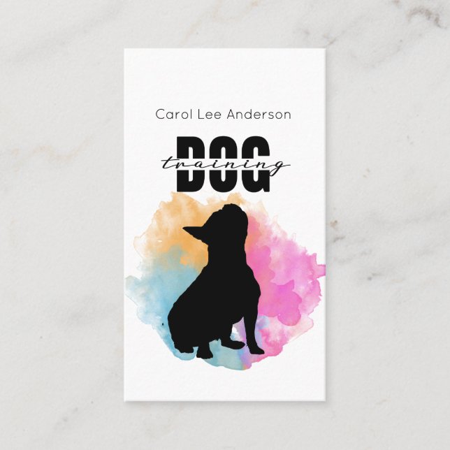 Dog training business card (Front)