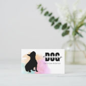 Dog training business card (Standing Front)