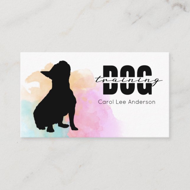 Dog training business card (Front)