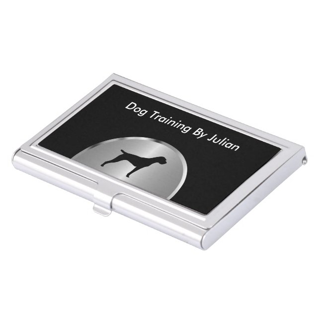 Dog Training Business Card Case (Front)