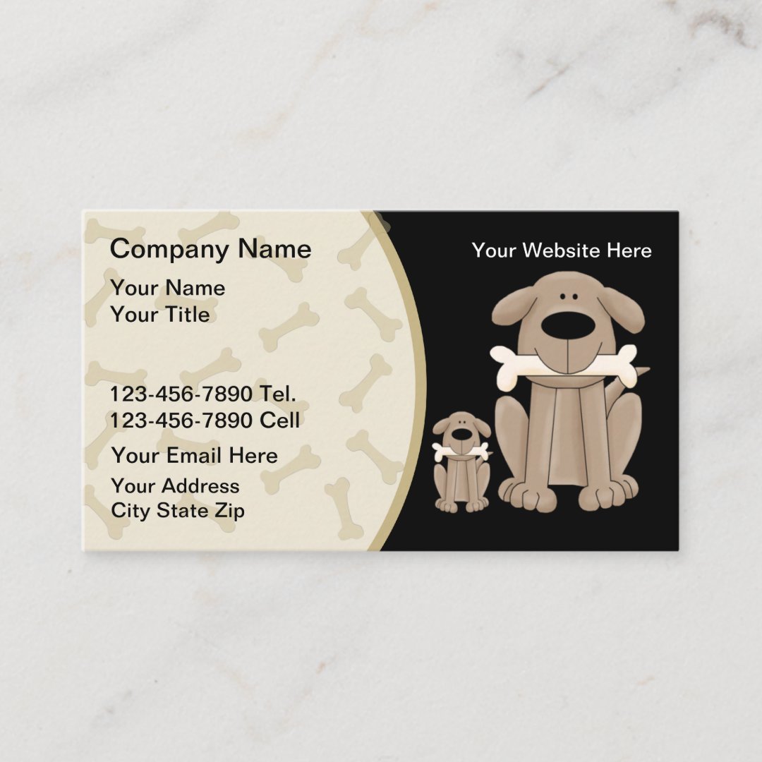 Dog Training Business Cards Zazzle