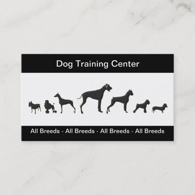 Dog Training Business Cards (Front)