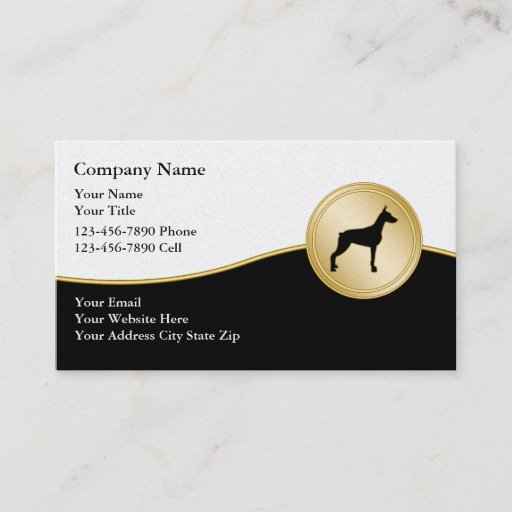 Customizable Dog Training Business Cards