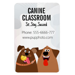 Dog Training Business Custom Magnet