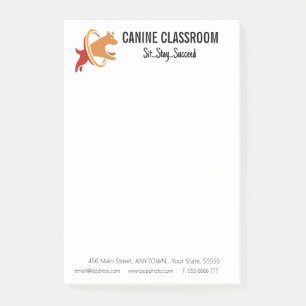 Dog Training Business Custom Post-it Notes