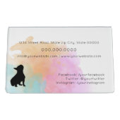 Dog training desk business card holder (Back)