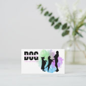 Dog training / Dog Trainer Business Card (Standing Front)