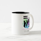 Dog training / Dog Trainer Two-Tone Coffee Mug (Front Right)
