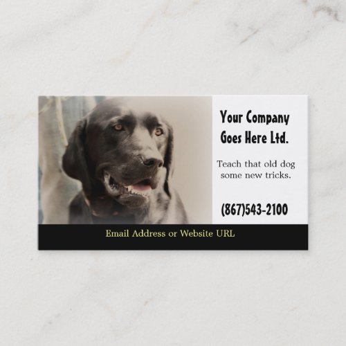 Dog Training Services Business Card