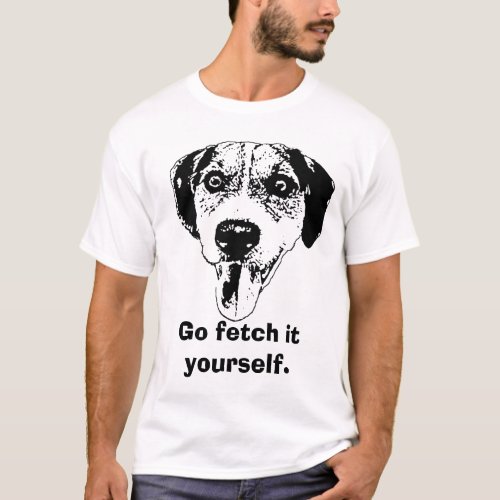 dog training session tee shirt