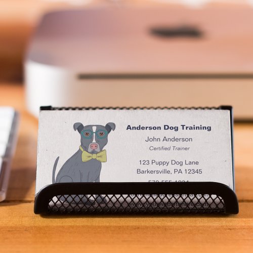 Dog Training Trainer Obedience School Business Card