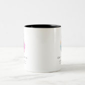 Dog training Two-Tone coffee mug (Center)