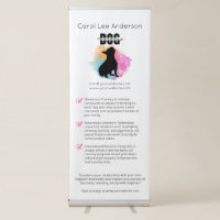 Dog training Vertical Retractable Banner