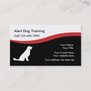 Dog Traning Business Cards
