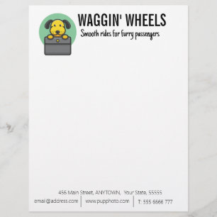 Dog Transport Business Custom Letterhead