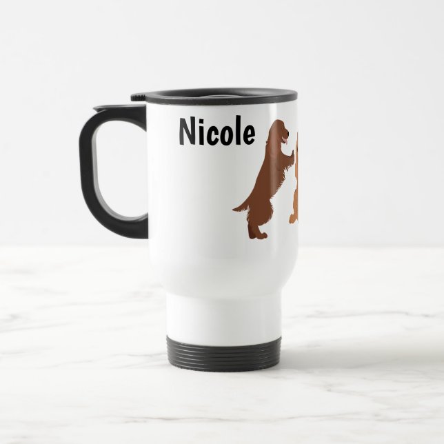 dog travel mug (Left)