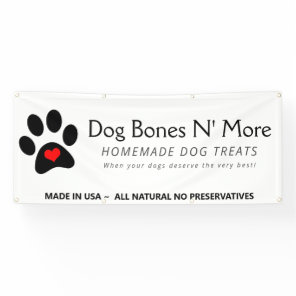 Dog Treat Bakery Business | Custom Booth Banner