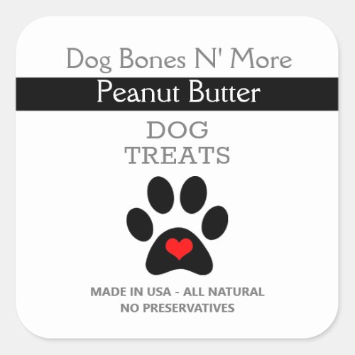 Dog Treat Business  Dog Treat Labels