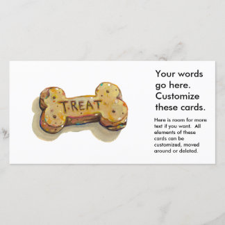 Dog treat cards for dogs parties businesses events
