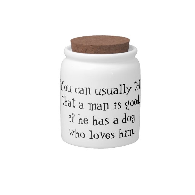 Dog Treat Cookie Jar (Front)