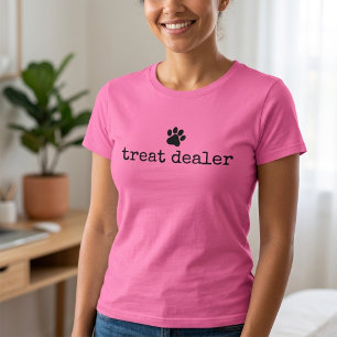 Dog Treat Dealer Funny Humor Dog Owner Dog Treats  T-Shirt