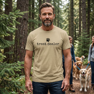 Dog Treat Dealer Funny Humor Dog Owner Dog Treats  T-Shirt