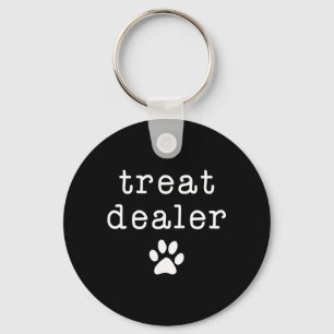 Dog Treat Er Funny Puppy Parent Canine Humor Keychain