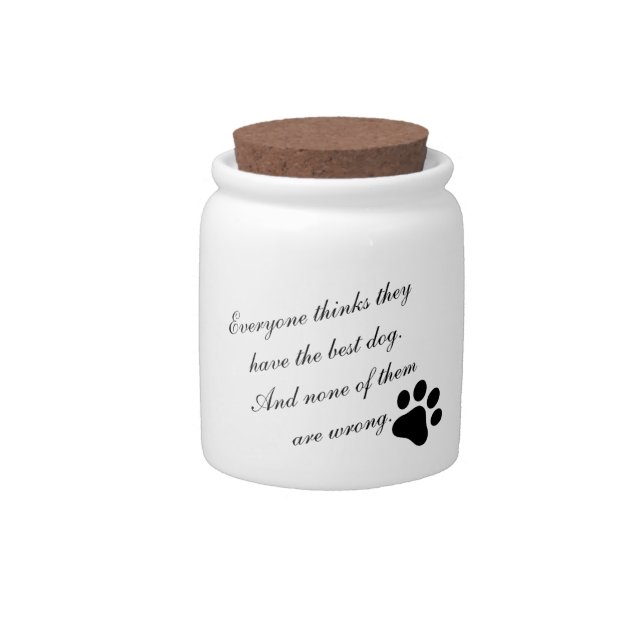 Dog Treat Jar (Front)