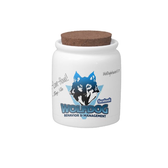 Dog Treat Jar (Front)