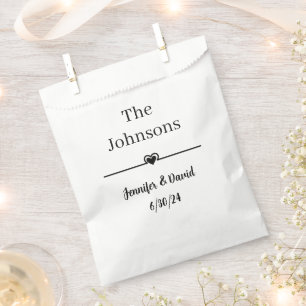 Dog Treat Wedding Favor Bag