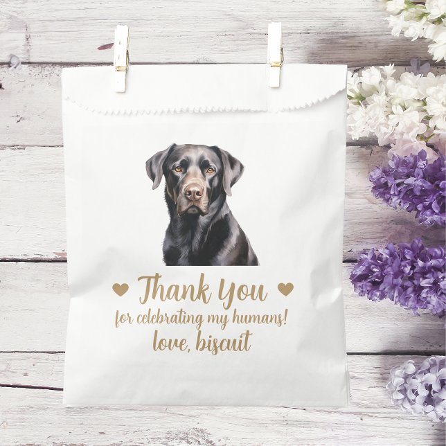 Dog Treat Wedding Favor Bag (Creator Uploaded)