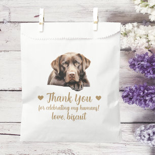 Dog Treat Wedding Favor Bag