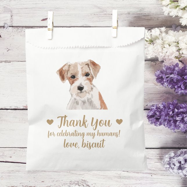 Dog Treat Wedding Favor Bag (Creator Uploaded)