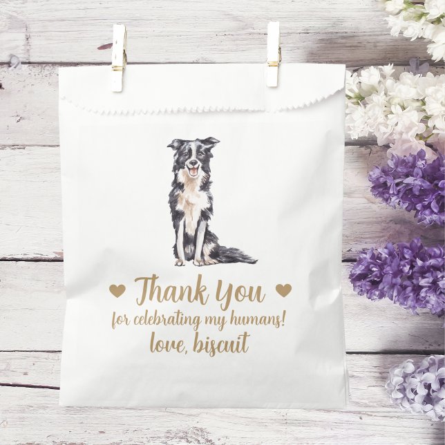 Dog Treat Wedding Favor Bag (Creator Uploaded)