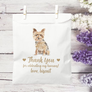 Dog Treat Wedding Favor Bag