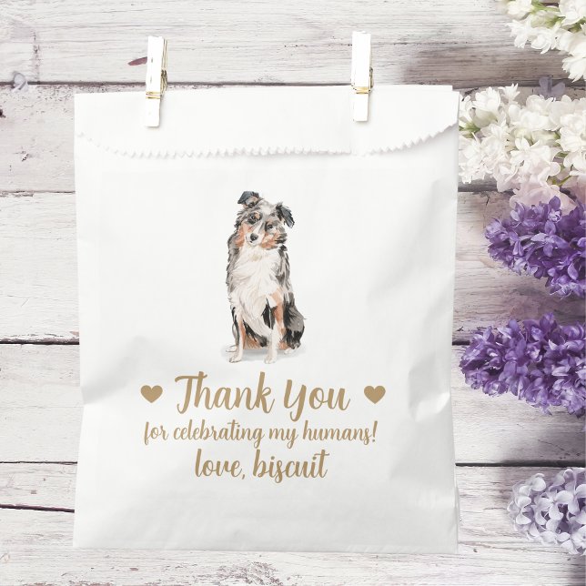 Dog Treat Wedding Favor Bag (Creator Uploaded)
