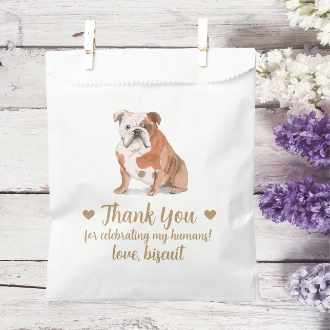 Dog Treat Wedding Favor Bag (Creator Uploaded)