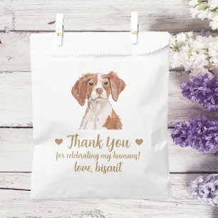 Dog Treat Wedding Favor Bag