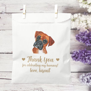 Dog Treat Wedding Favor Bag