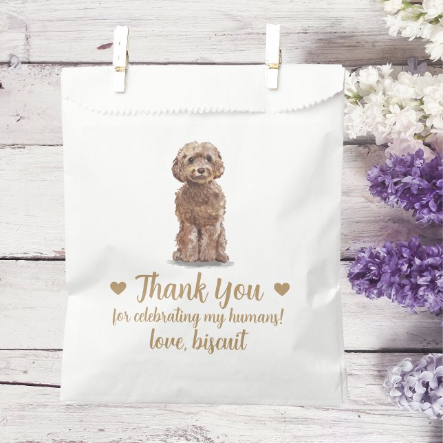 Dog Treat Wedding Favor Bag (Creator Uploaded)