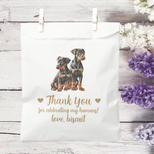 Dog Treat Wedding Favor Bag