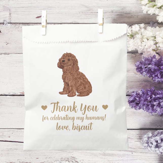 Dog Treat Wedding Favor Bag (Creator Uploaded)